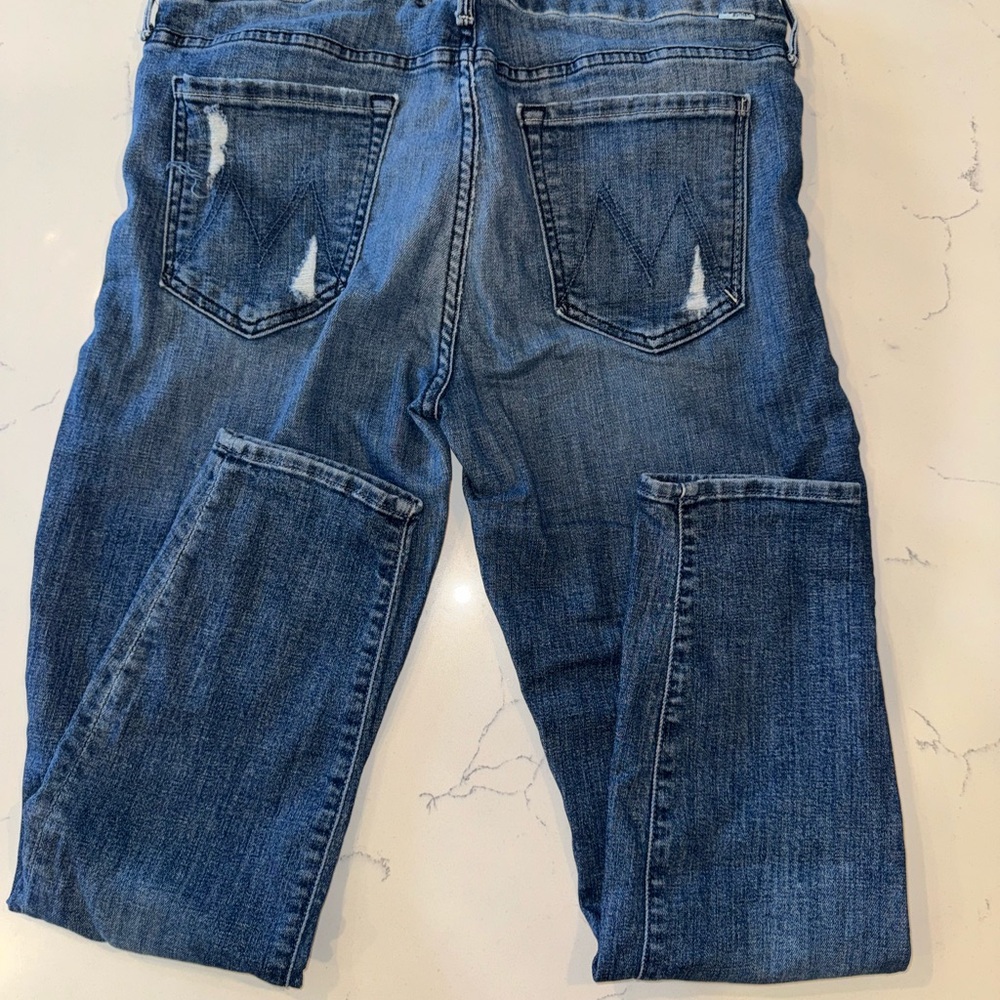 MOTHER The Looker Crop Denim Jacket